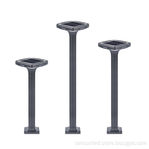 LED Solar Bollard Lights for Outdoor Pathway and Garden Decoration